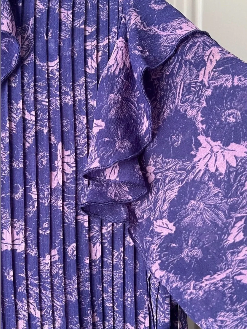 Free People Purple These Dreams Mini Dress - Picture 6 of 8